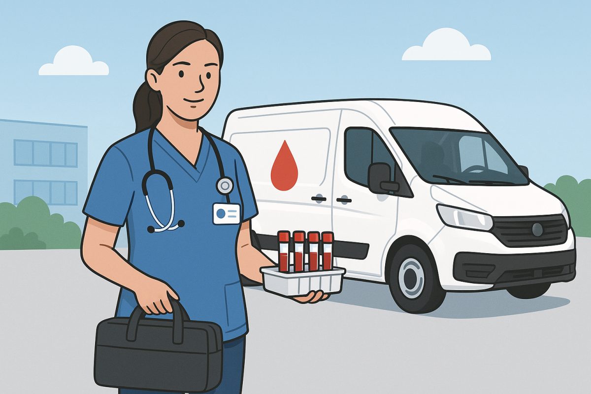 Serviciu Mobil de Recoltare Sânge Lansat de Asistentă Medicală de Urgență în Prestatyn