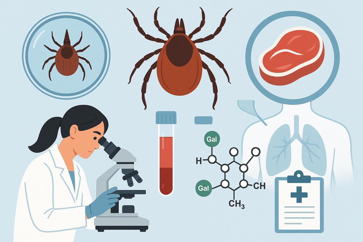 Sindromul Alpha-Gal: Alergia la carne transmisă de căpușe explicată